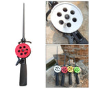 Portable Lightweight Ice Winter Fishing Rod w/ Reel Outdoor Sport 36cm