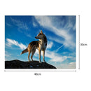 Wolf 5D Full Drill Round Diamond Painting Cross Stitch Embroidery Craft