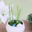 1pc bamboo fairy garden miniatures micro landscape plastic crafts garden decor Z