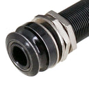 Brass Threaded Cylinder Output Jack Barrel fit for Electric Guitar Black