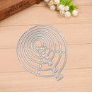 6PCS/lot Balloons Metal Cutting Dies Stencil Dies Cut Scrapbooking Craft Stamps