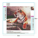 5D DIY Full Drill Diamond Painting Tiger Cross Stitch Mosaic Kit Craft