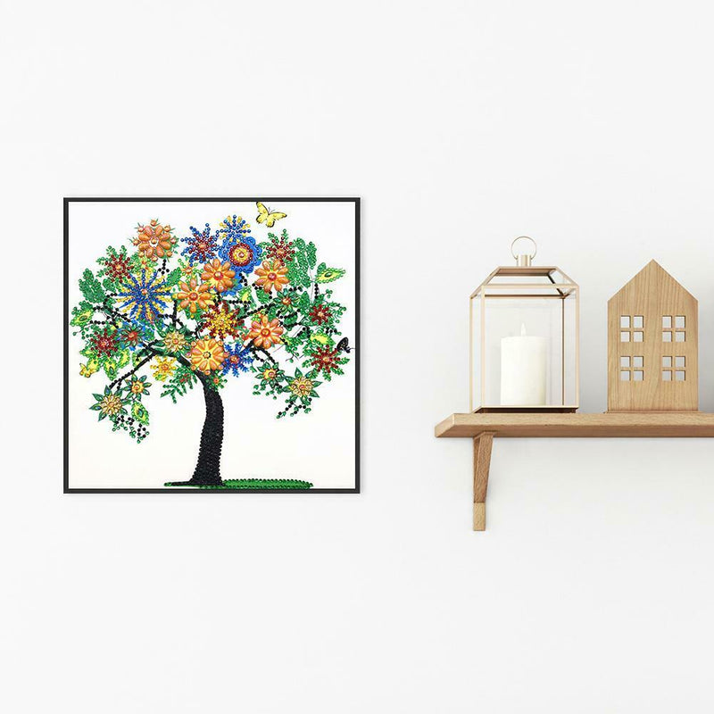 5D DIY Special Shaped Diamond Painting Tree Cross Stitch Mosaic Craft Kits