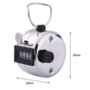 4 Digit Number Handheld Tally Counter Digital Golf Clicker Training Counter A