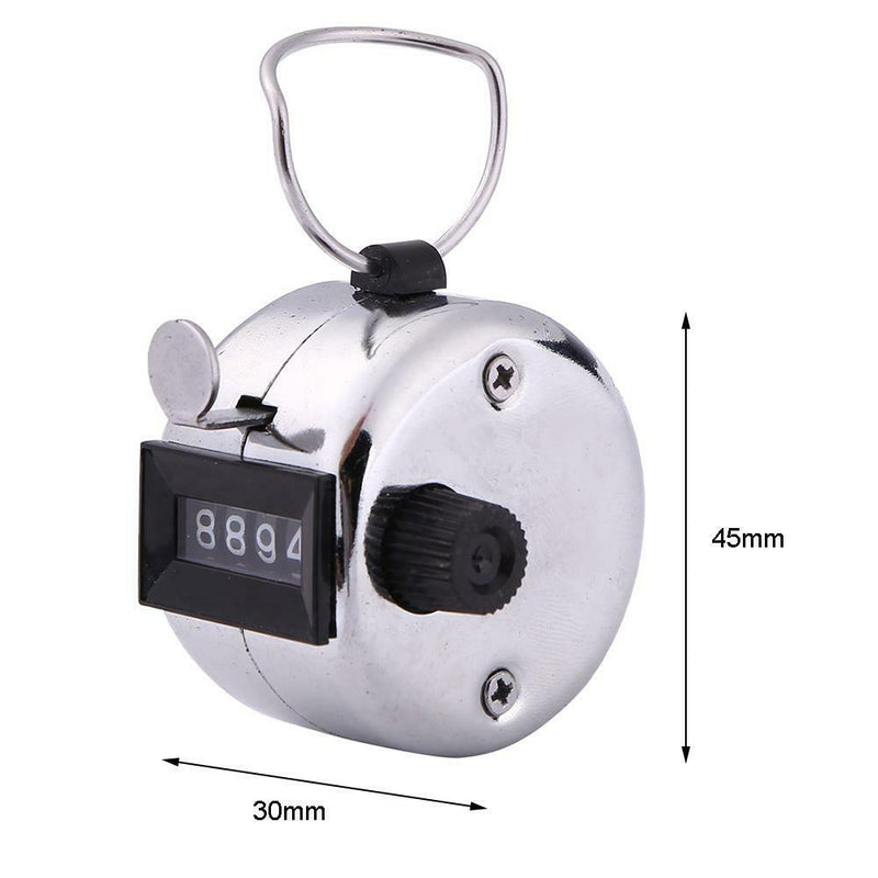 4 Digit Number Handheld Tally Counter Digital Golf Clicker Training Counter A