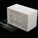 2x Drawer Storage Box Desk Organizer Desktop 9 Lattice Drawer Sorting Grid