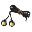 2Pcs 12V Eagle Eye LED DRL Lights 9W 18mm Car Daytime Running Signal Bulbs G6X8