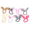 12PCS Girl Rabbit Ear Scrunchies Hair Band Rope Elastic Tie Ponytail Holder ~ï¼ˆ