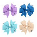 40 Pcs Satin Ribbon Bow Hair Clips Kids Girls Bow Hair Accessories D1zo