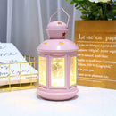Portable LED Candlestick Light Table Lantern Lamp Ornaments Xmas Home Decoration