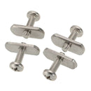 4Set Kayak Boat Screws Track Nuts Rail/Track Hardware Gear Mounting Kayaker