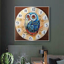 5D DIY Full Drill Diamond Painting Animal Wall Clock Cross Stitch Embroider