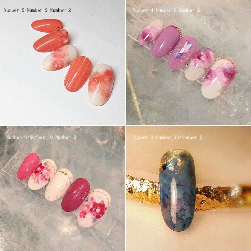 15Ml Nail Polish Ink Gel Watercolor Gradient Pattern Nail Art Manicure Deco C6M2