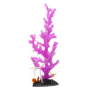 Silicone Artificial Coral Aquarium Fish Tank Landscaping Ornaments Purple