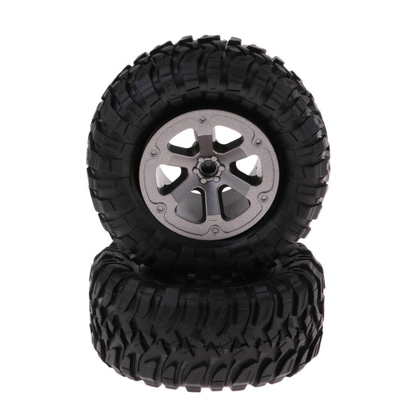 4Pcs/Set 73mm Rubber Wheel Tire Tyres for WPL Military Truck RC Car Upgrade Part