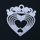 Hollow Heart DIY Scrapbook Embossing Craft Cutting Die Metal Stencils Gifts