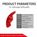 1 Pair Aluminium Paddle Shift Extensions Shifter fit VW GOLF MK5 MK6 GTI R32