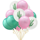 30PCS Cactus Party Balloons for Hawaiian Tropical Party Balloons Birthday D T9L3