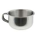 Stainless Steel Shaving Mug Bowl Cup With Handle for Men Barber Shave Brushes