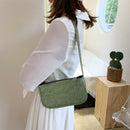 Alligator Pattern Handbag Tote Women Leather Underarm Shoulder Bag (Green)