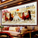 5D DIY Horses Embroidery Diamond Painting Cross Stitch Kits Home Decor Crafts