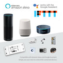 WiFi Smart Light Switch Universal Breaker For Smart Life APP Alexa Google Home`