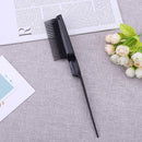 Pointed Tail Comb Prevent Hair Loss Hair Brush Barber Styling Comb (Black)