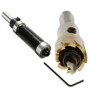 1/4 Inch End Bearing Dual Flutes Flush Trim Router Cutter Bit + 15mm HSS High