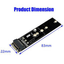 Key A & Key B+M M.2 Ngff Ssd To 2.5 Sata 6Gb/S Adapter Card With Usb Signal