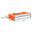 Magnetic Mini Pocket Level Tool Two Bubble Spirit Leveler Metal Chain Hook
