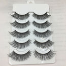Handmade  5 Pairs Makeup Cross Thick False Eyelashes Eye Lashes Soft Nautral