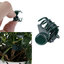 100Pcs/Bag Garden Plant Support Clips Flower Orchid Stem Clips for Vine Supp â„–[