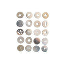 20-Disc Polymer Clay Fimo Extruder Craft Gun Sculpey Sculpting Sugarcraft Tool