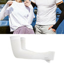 UVF50 Basketball Tennis Sport Arm Sunblock Cooler Ice Silk Arm Cover for Outdoor