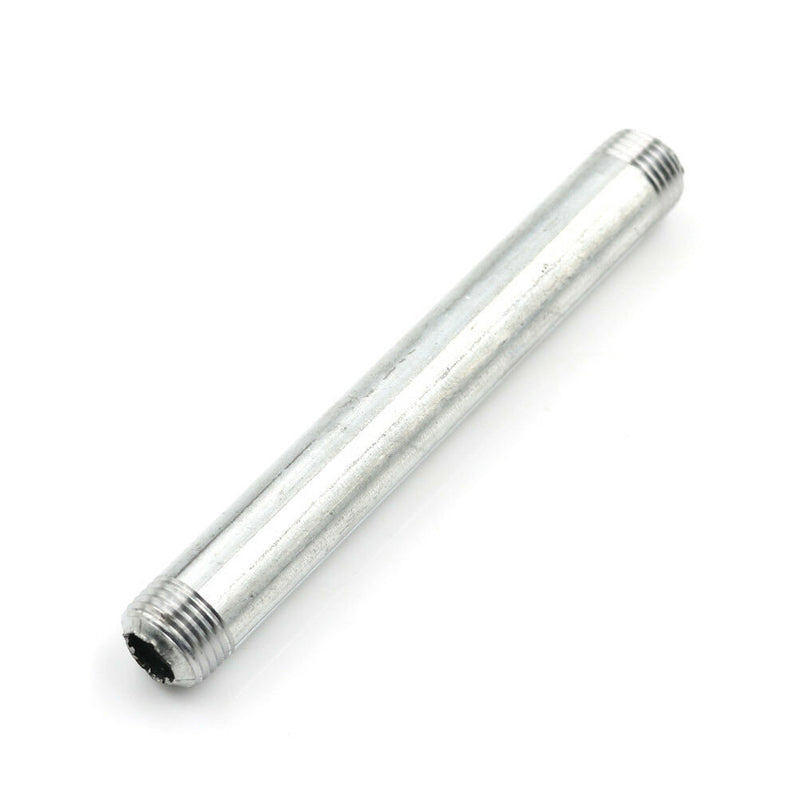 1/2" DN15 Male Threaded Stainless Steel SS 304 Pipe Fittings 150MM Length 3c