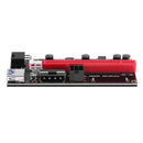009s 1x to 16x PCI Express Riser Card USB3.0 Cable Dual 6Pin for BTC Mining