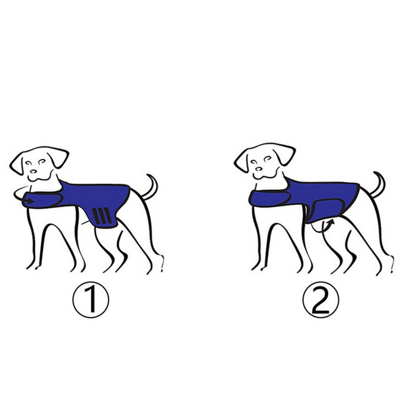 2 Pack Cotton Dog Thunder Jacket Comfort Anti Anxiety Stress Relief Calming Wrap