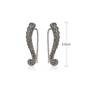 Ear Climber Octopus Tentacle Ear Crawler Women Metal Stud Unique Cuff Desig K7Z2