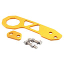 2" Anodized Billet Aluminum Rainbow Rear Bumper Racing Tow Hook CNC Kit Golden