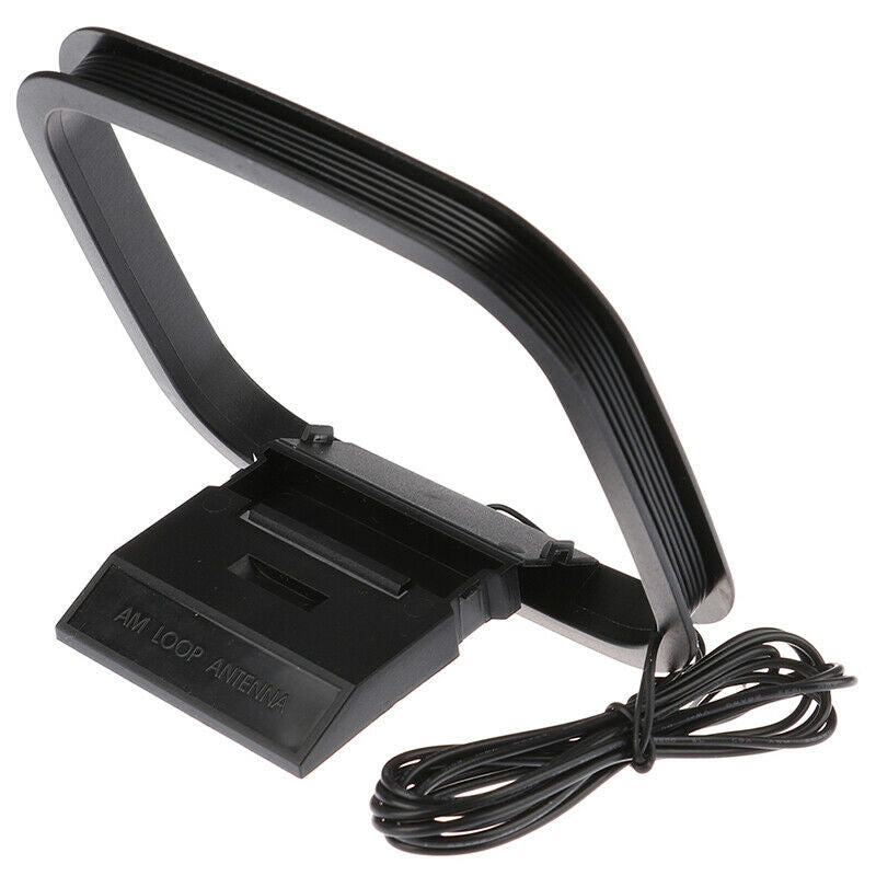 Indoor HiFi AM/FM Loop Mini Connector Antenna Home Digital Audio Receiv FT