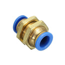 5pcs Nylon Pneumatic Bulkhead Connector Push In Fittings Air/Water Hose 10mm