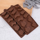 Silicone Cake Mould Chocolate Mold Christmas Tree Wand Sock Snowman Baking M Hn