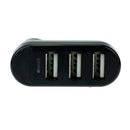 Creative 3-Port USB 2.0 180 Degree Rotatable Hub Splitter USB Data Transfer