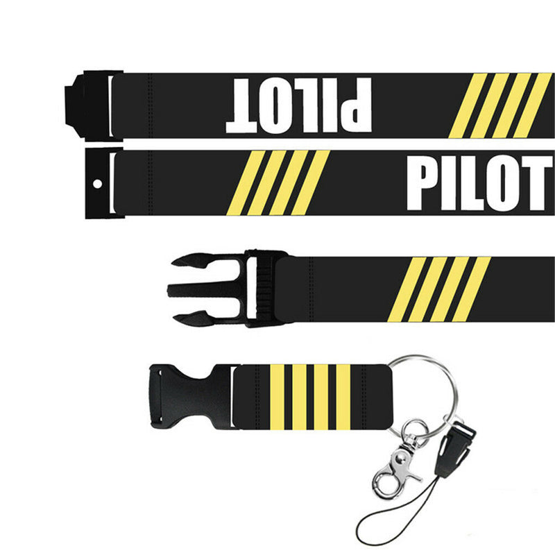 remove before flight fashion pilot lanyards for key neck strap id card badge*LJ