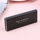 Hard Disk Case SSD M.2 NGFF to USB3.0 Adapter External Hard Drive Enclosure
