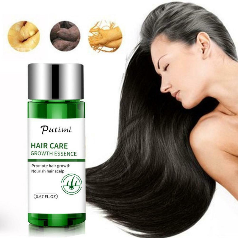 Hair Growth Dense Regrowth Ginger Serum Oil Anti Loss Treatment Essence 20ML