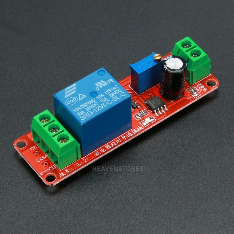 5pcs DC 12V Delay Relay Shield NE555 Timer Switch Adjustable Module hv2n