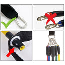 11PCS Fitness Rally Exercise Resistance Bands Hanging Fitness Rally