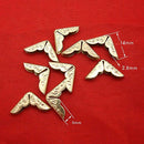 100Pcs Classic Book Scrapbooking Albums Folders File Corner Protectors Decor