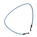 Motorcycle Braided Steel Brake Clutch Oil Hose Line Pipe Tube 1200mm Blue